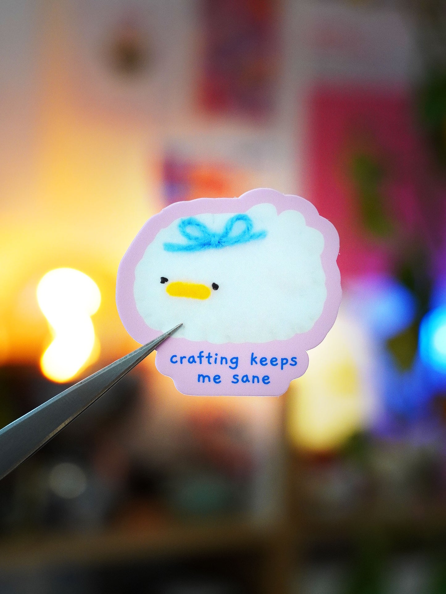crafting keeps me sane 🎀 sticker