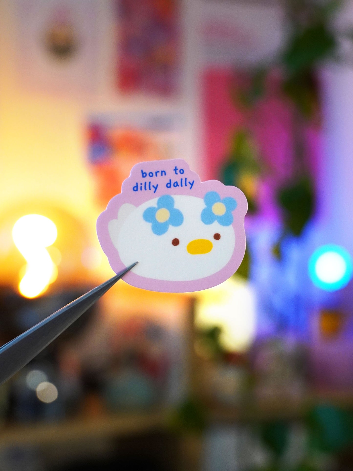 born to dilly dally 🌸 sticker