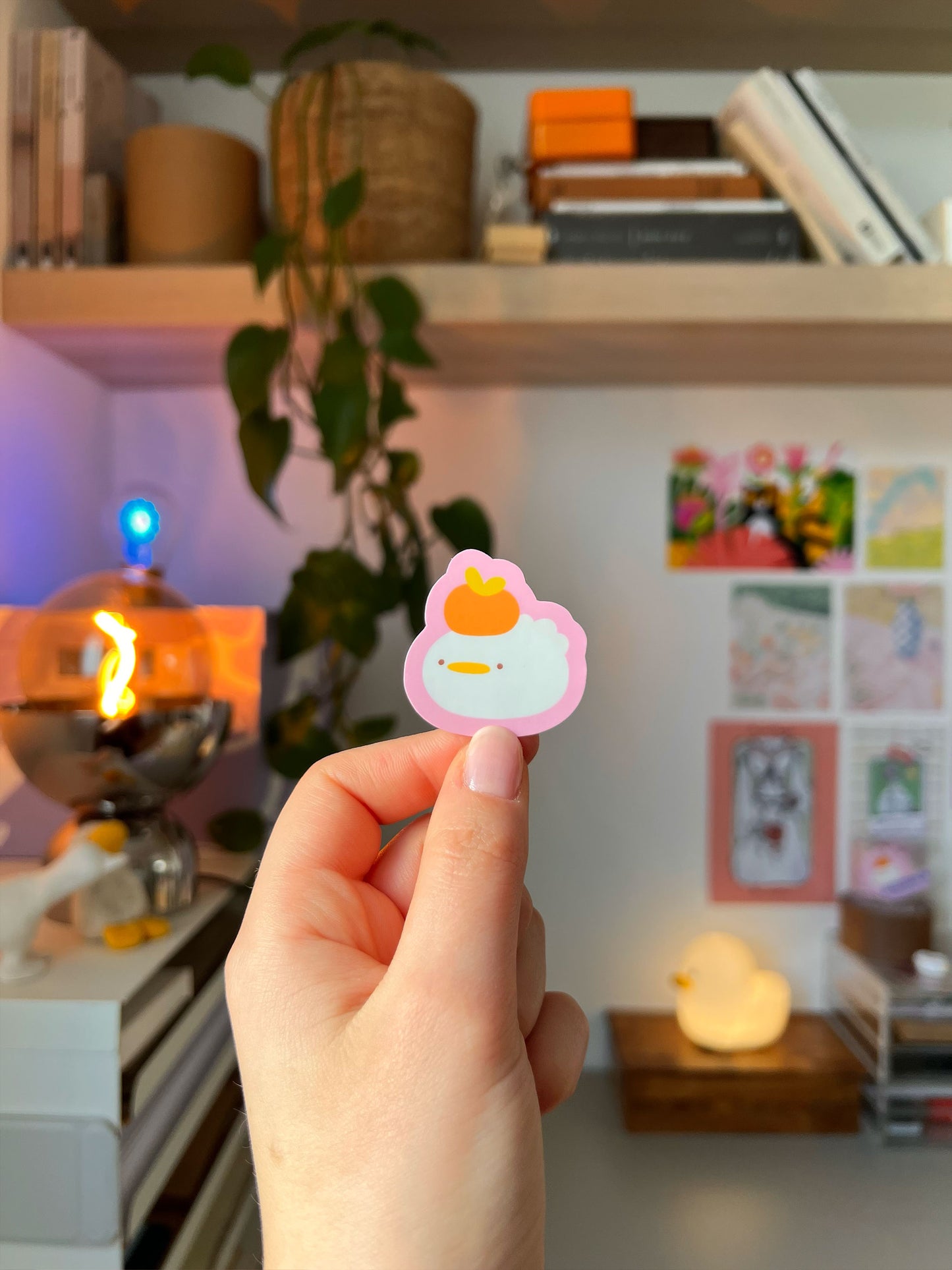 tangerine duck 🍊 sticker