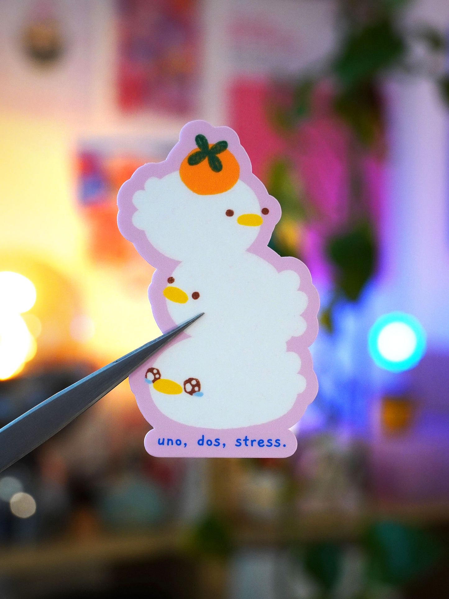 uno, dos, stress 🫠 sticker