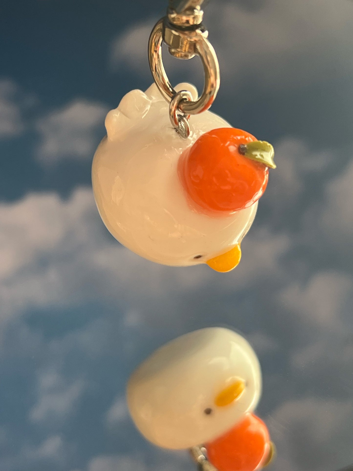 tangerine duck desk-friend π