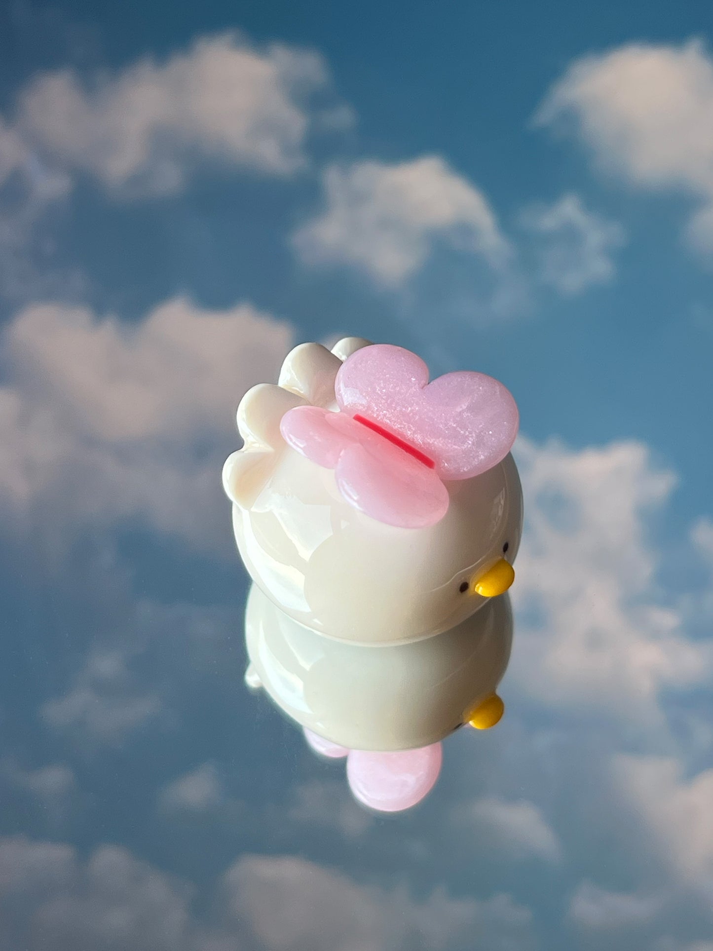 she was a fairy duck 🧚 desk friend