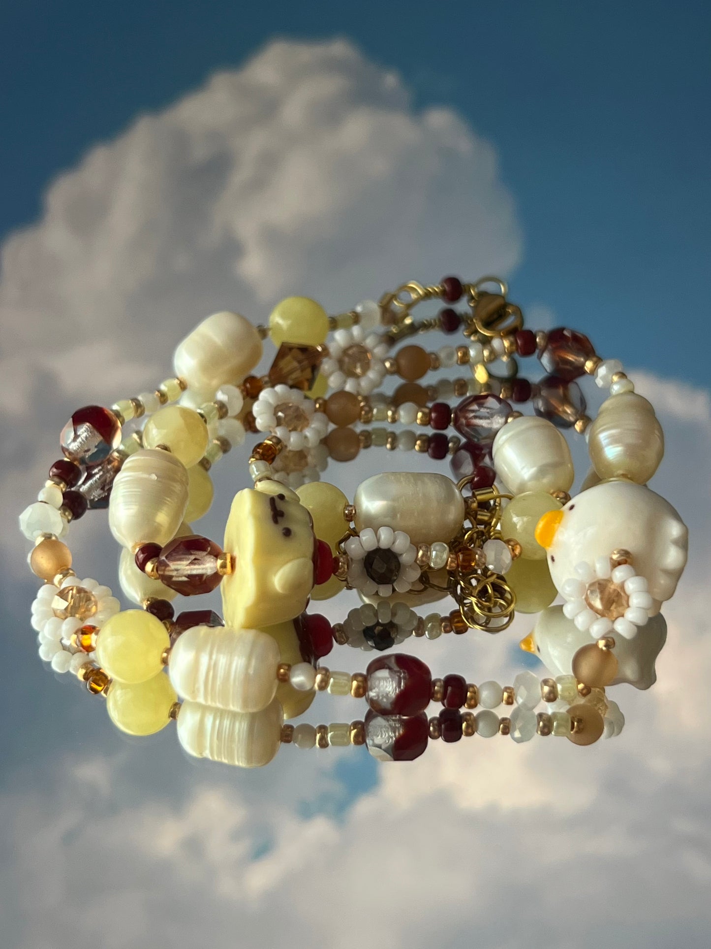 purin sweet treat ๐ฎ necklace (18k gold plated)