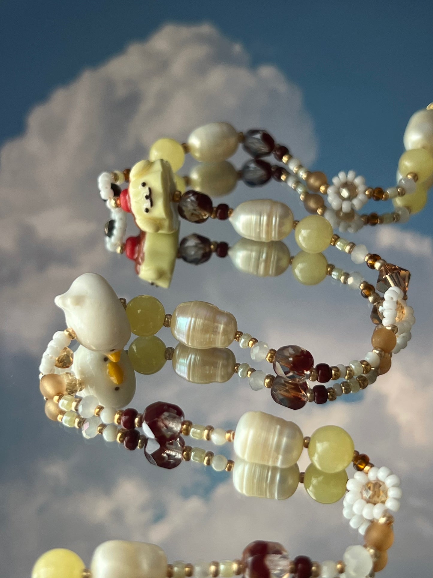 purin sweet treat ๐ฎ necklace (18k gold plated)