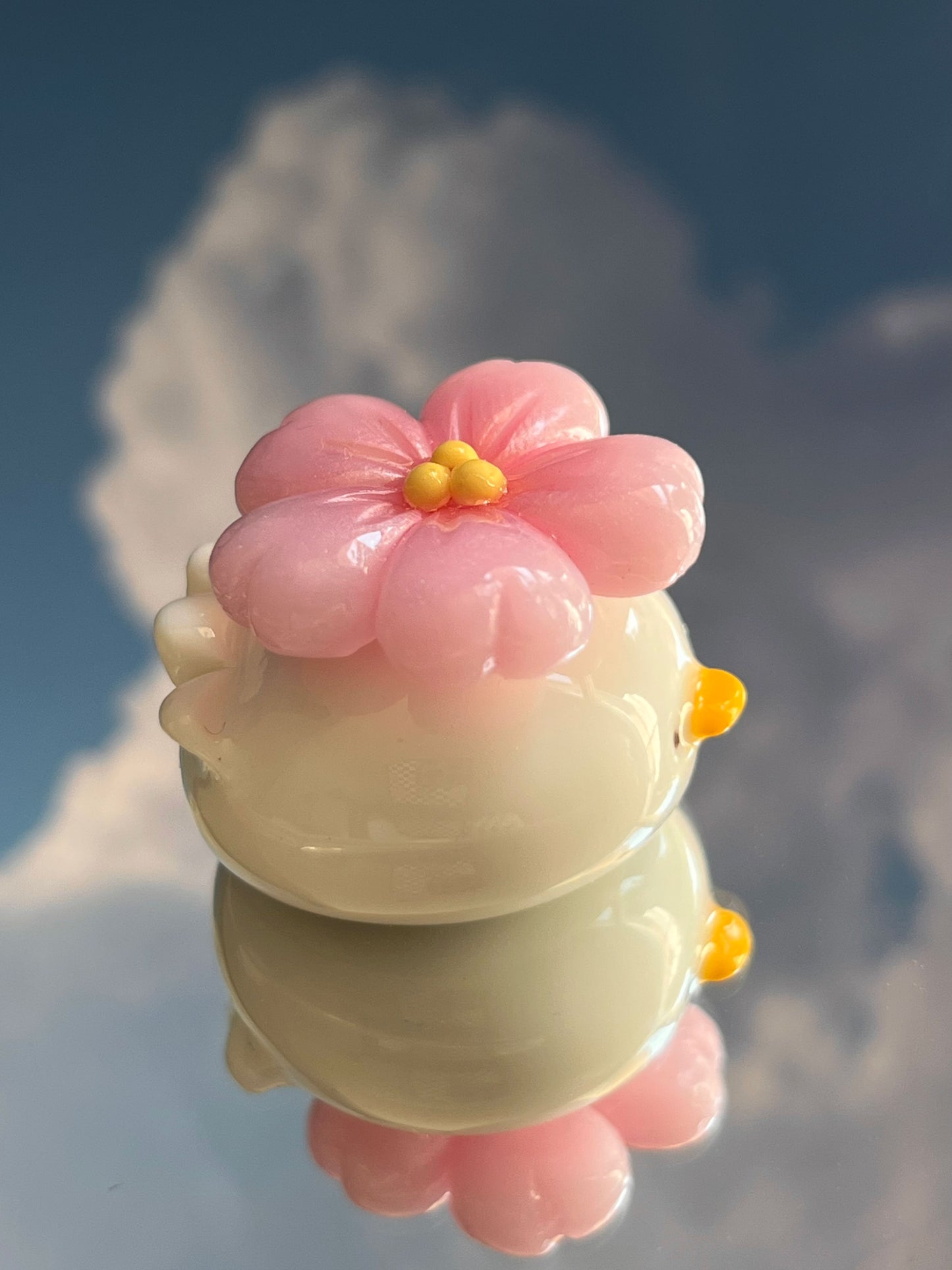 sakura duck 🌸 fidget desk friend