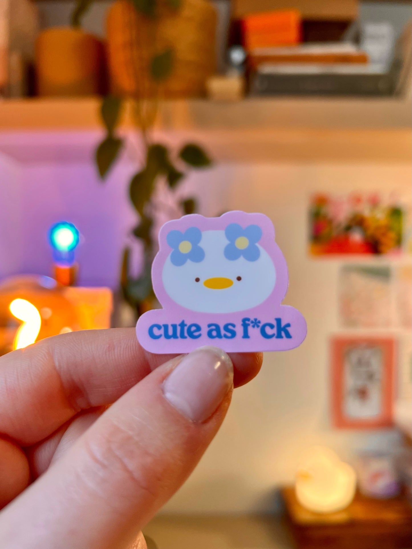cute as f*ck 💠 sticker