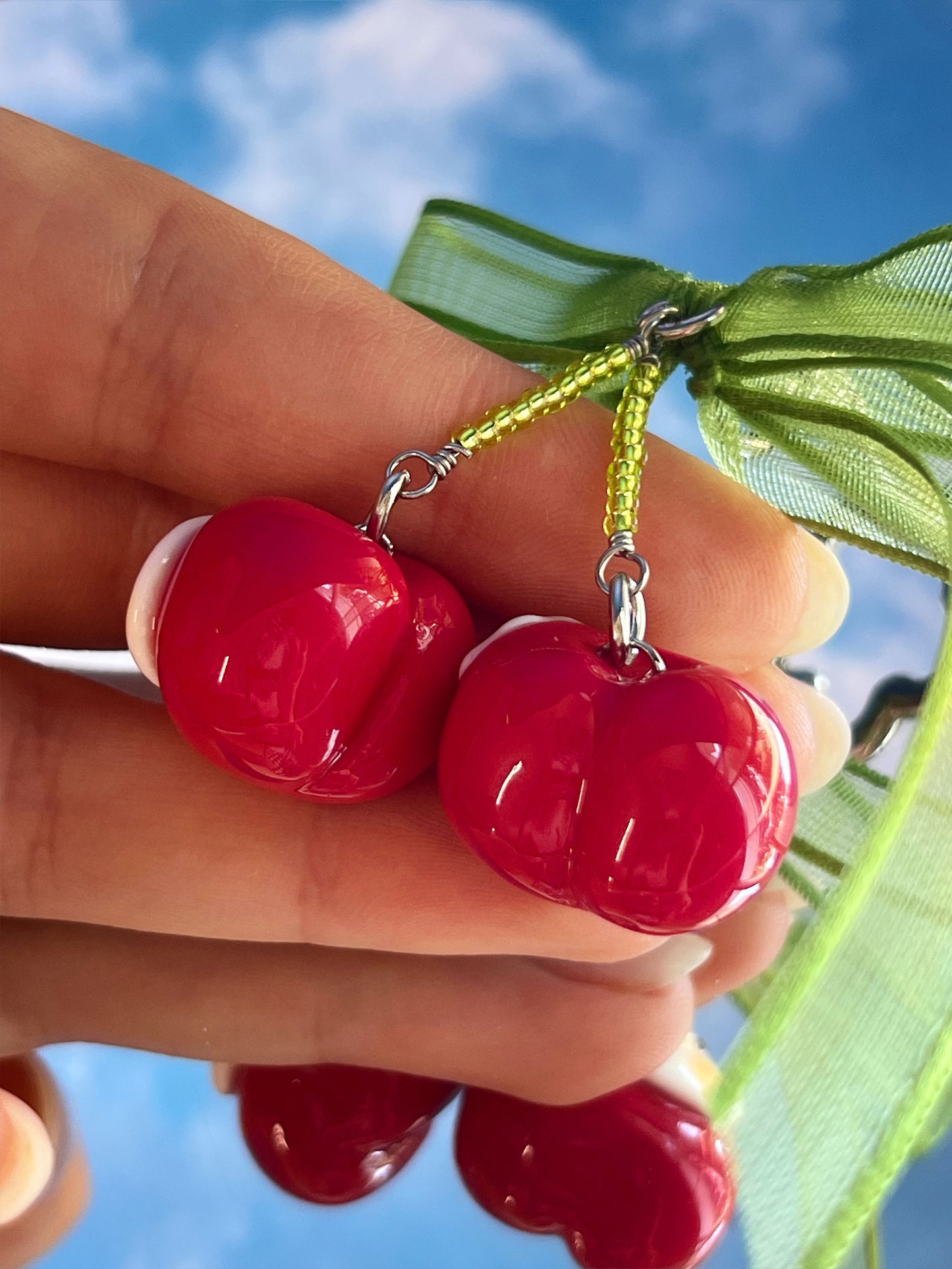 cherry duck twins 🍒 keychain