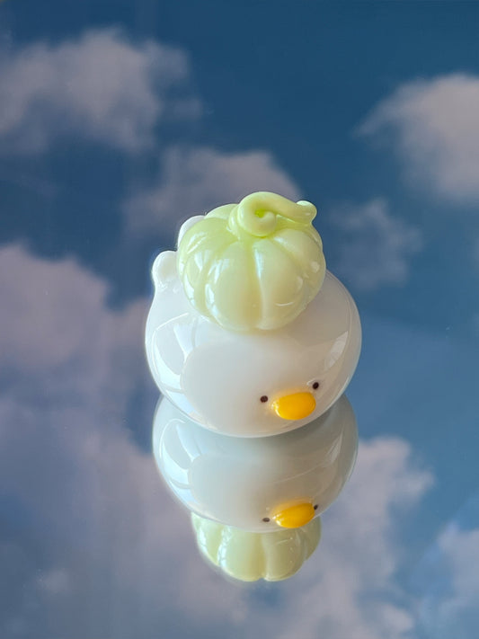 pumpkin duck 🎃 glow in the dark