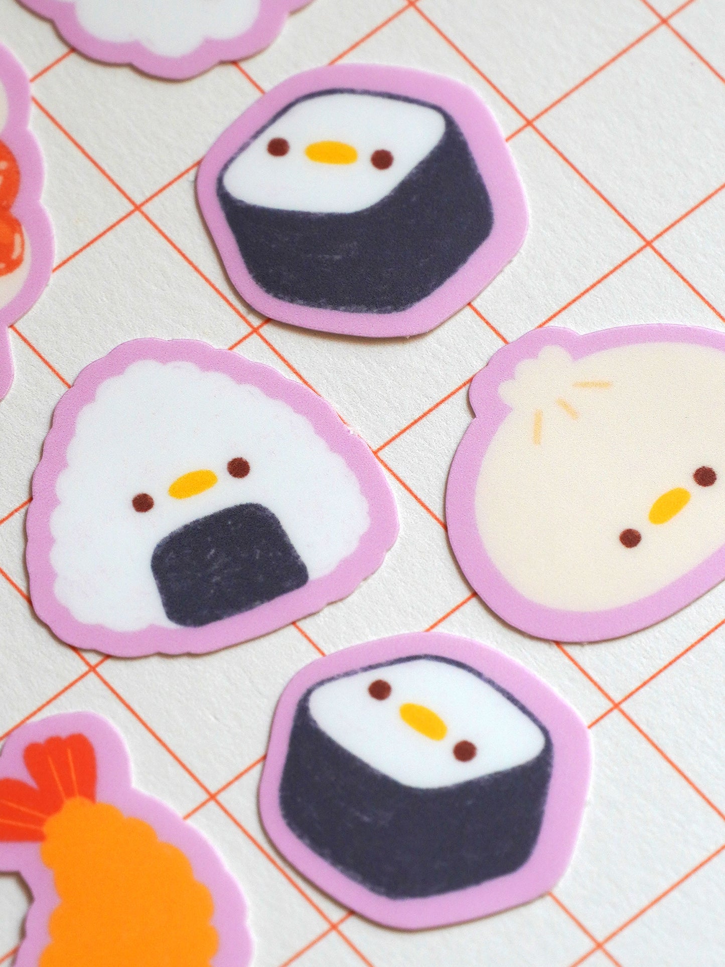 silly asian savory 🍙 sticker flakes