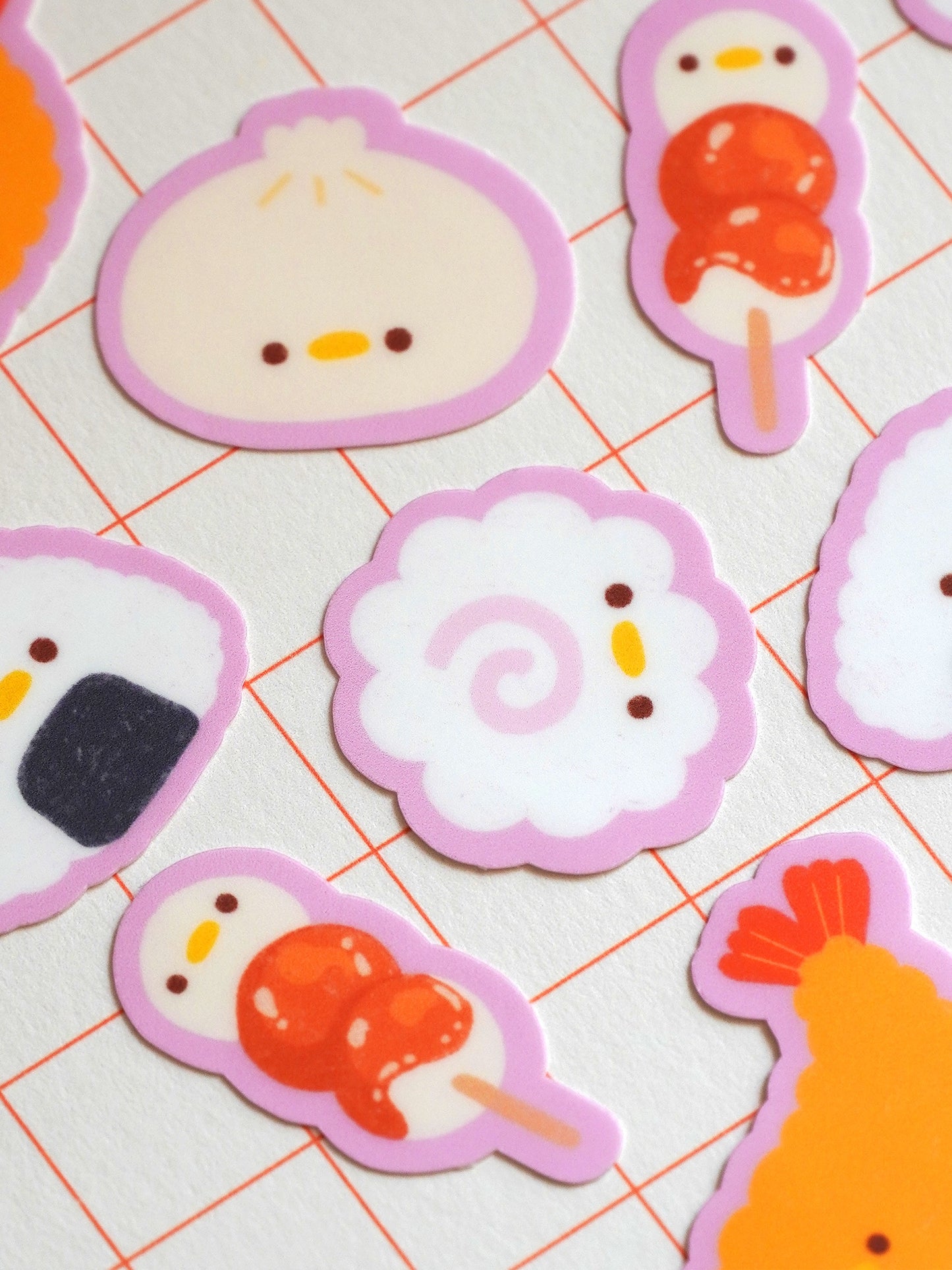 silly asian savory 🍙 sticker flakes