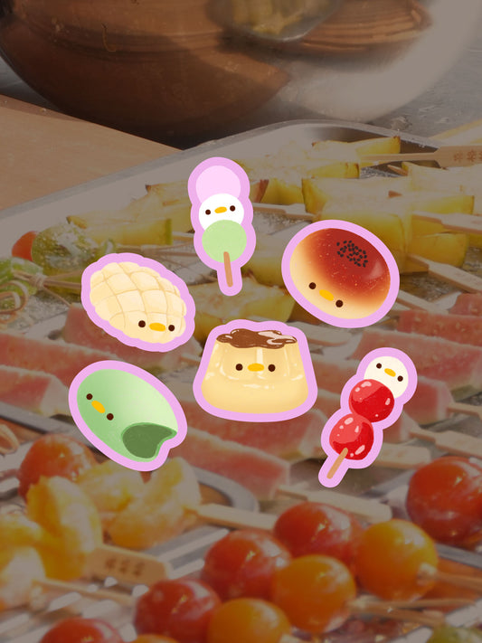 silly asian sweets 🍡 sticker pack