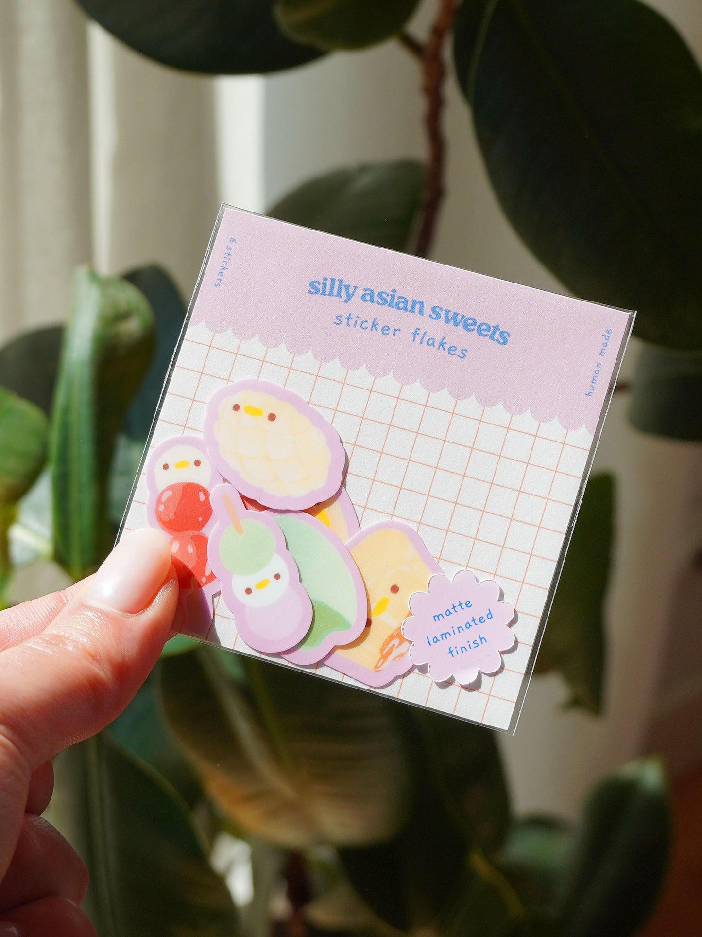 silly asian sweets 🍡 sticker flakes
