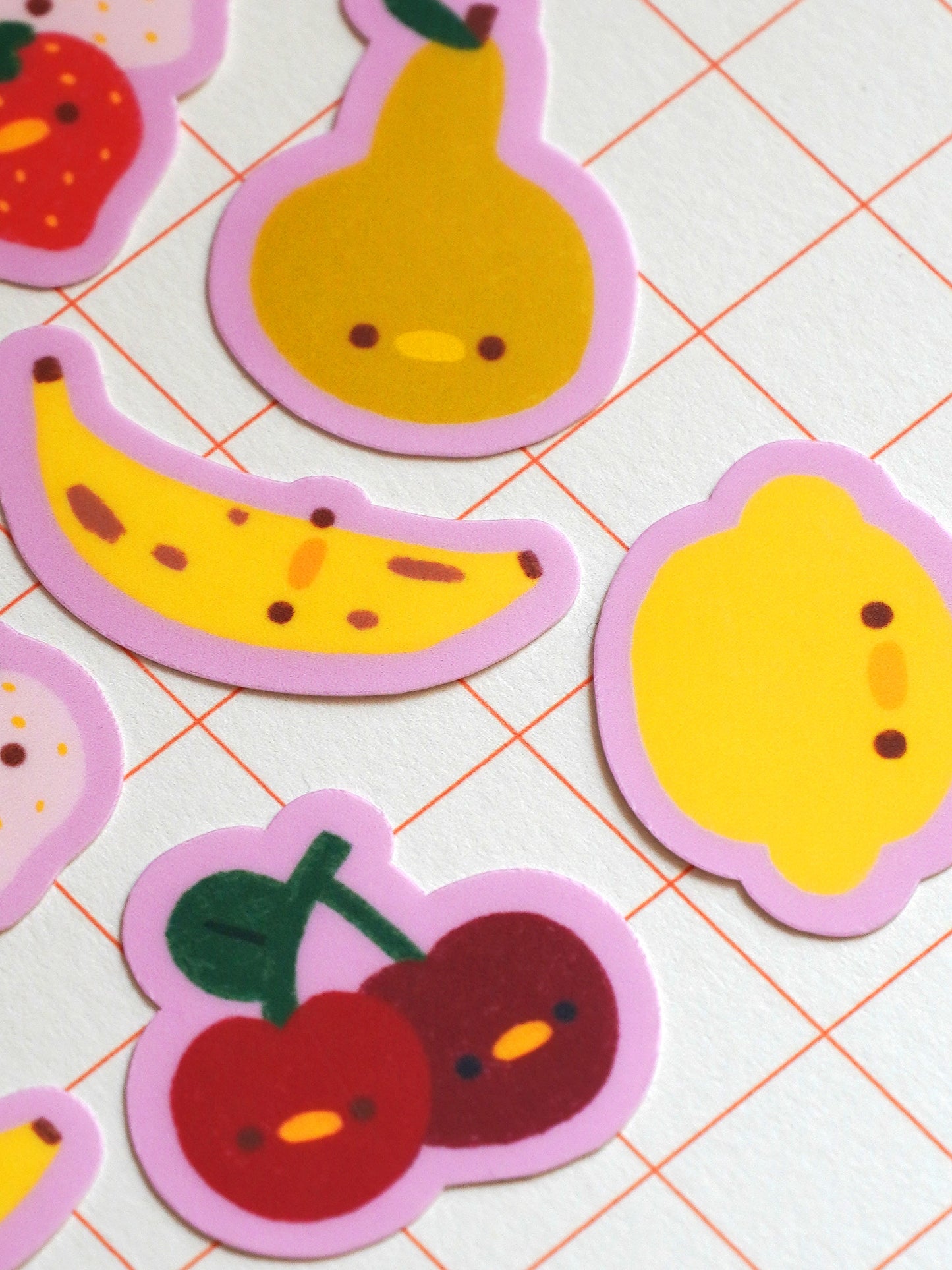 silly fresh fruit 🍎 sticker flakes