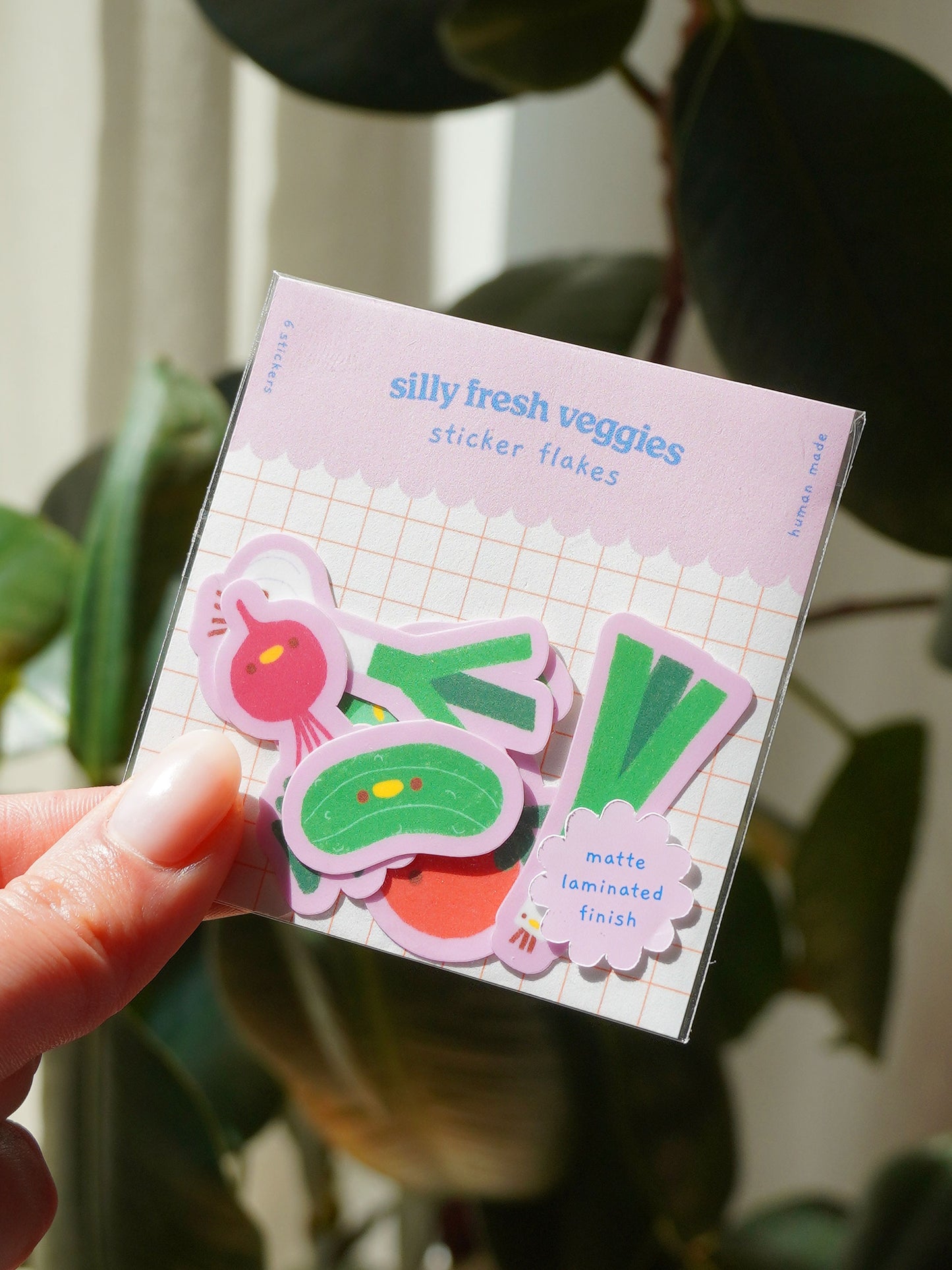 silly fresh veggies 🥬 sticker flakes