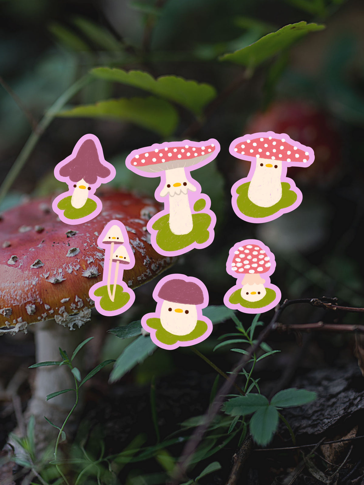 silly mushrooms 🍄 sticker pack