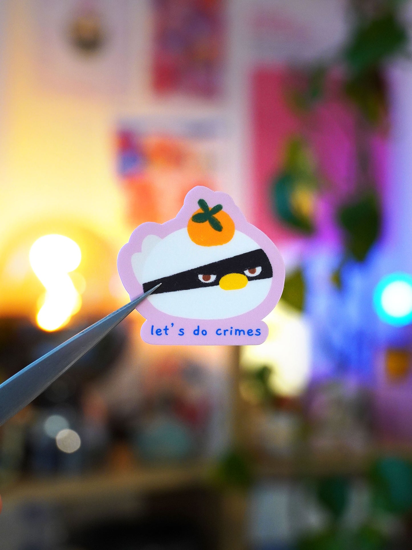 let's do crimes 🍊 sticker