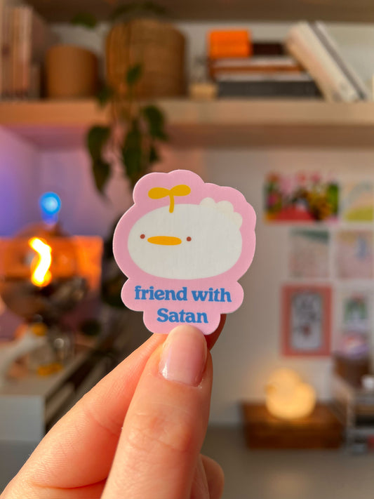 friend with Satan 😈 sticker