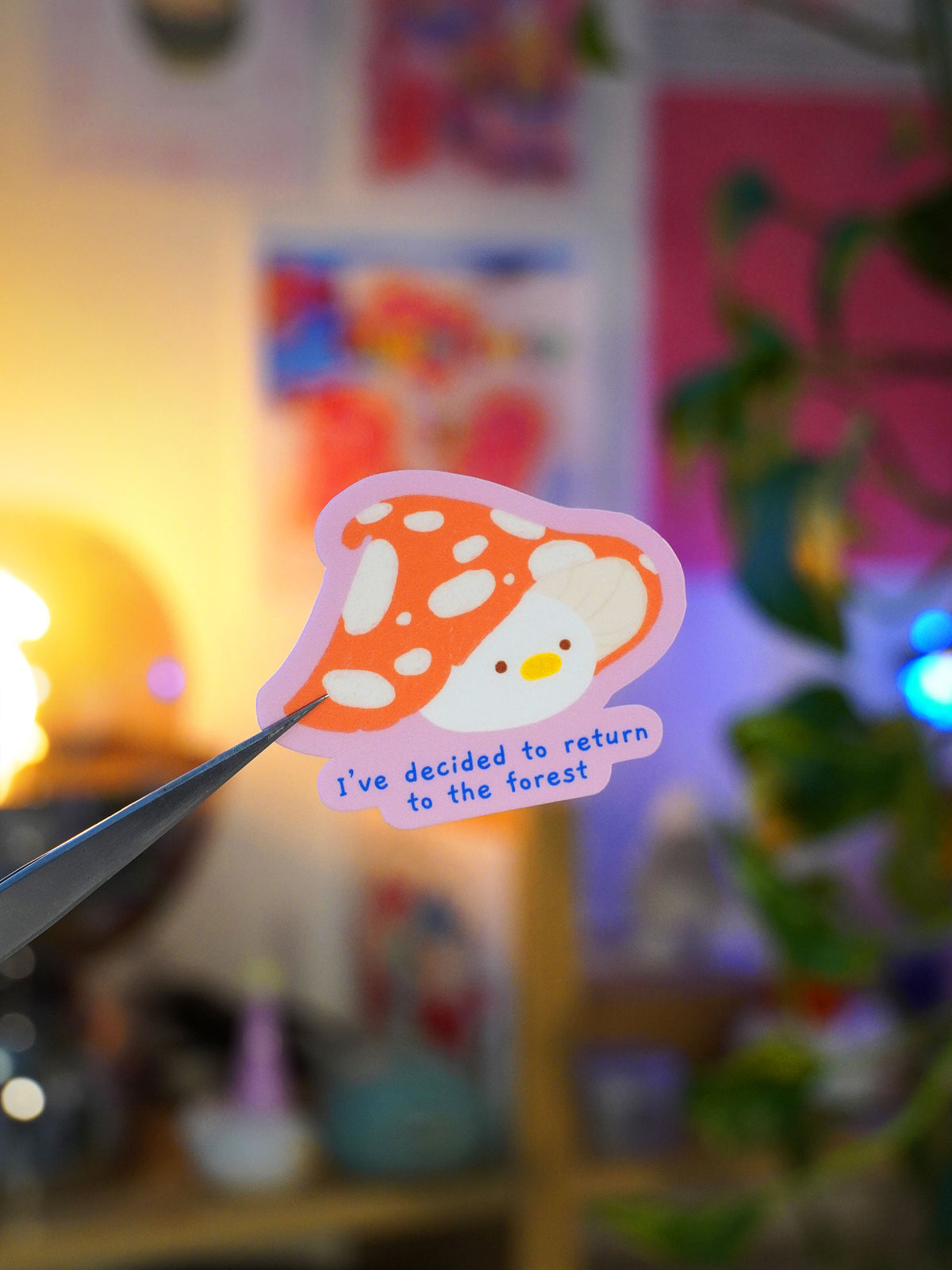 I’ve decided to return to the forest 🍄 sticker