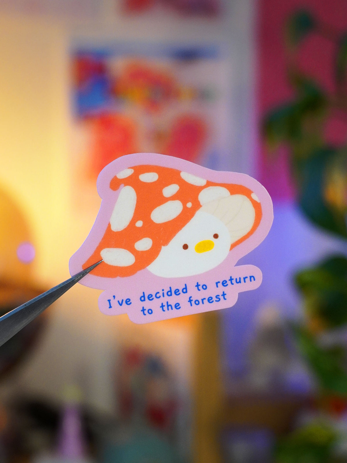 I’ve decided to return to the forest 🍄 sticker