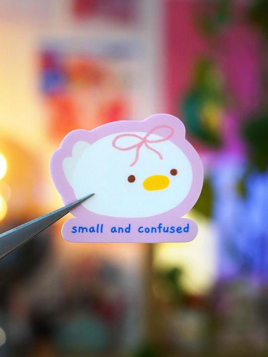 small and confused 🎀 sticker