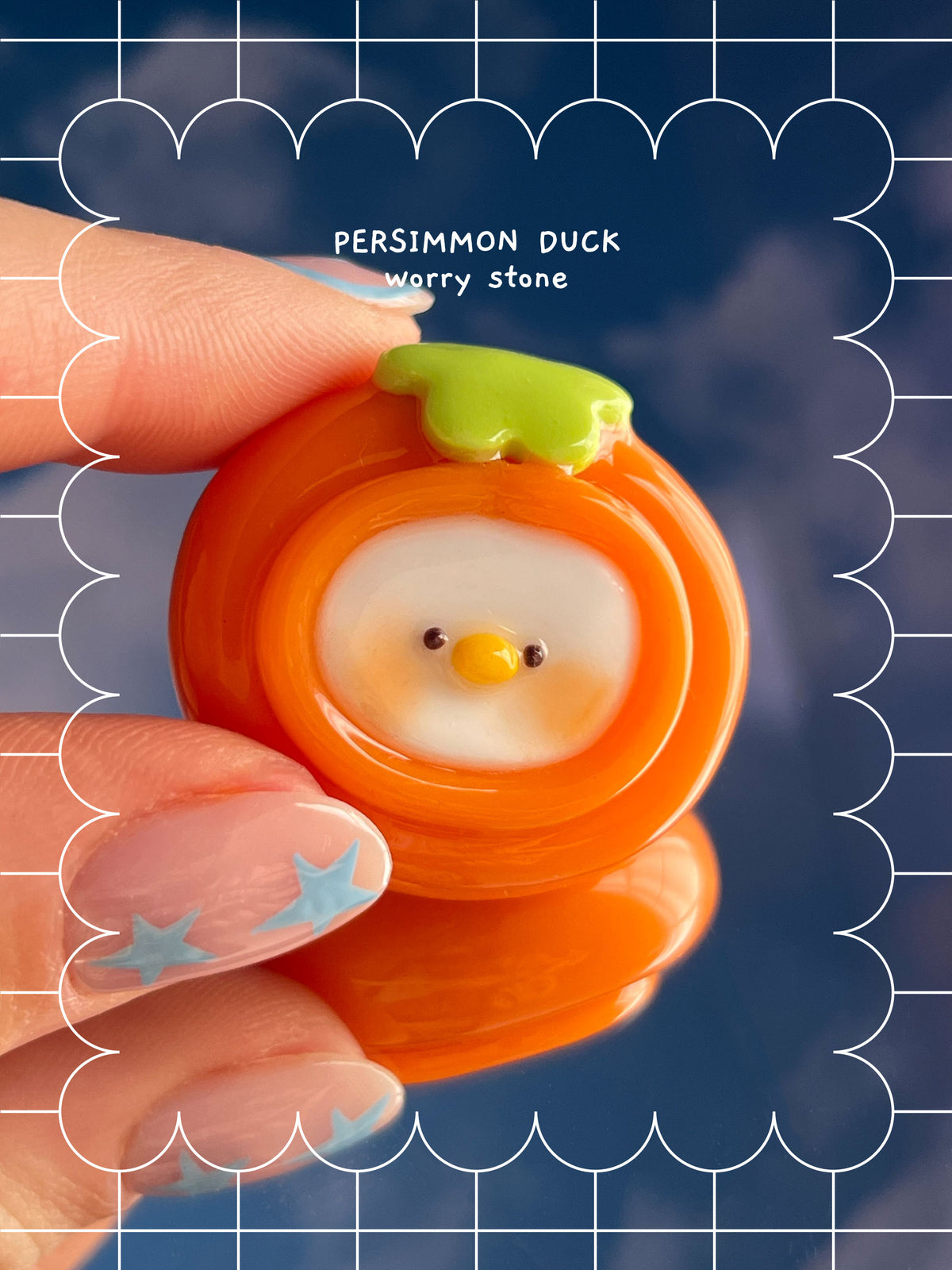 silly fresh ducks 🍊 worry stone
