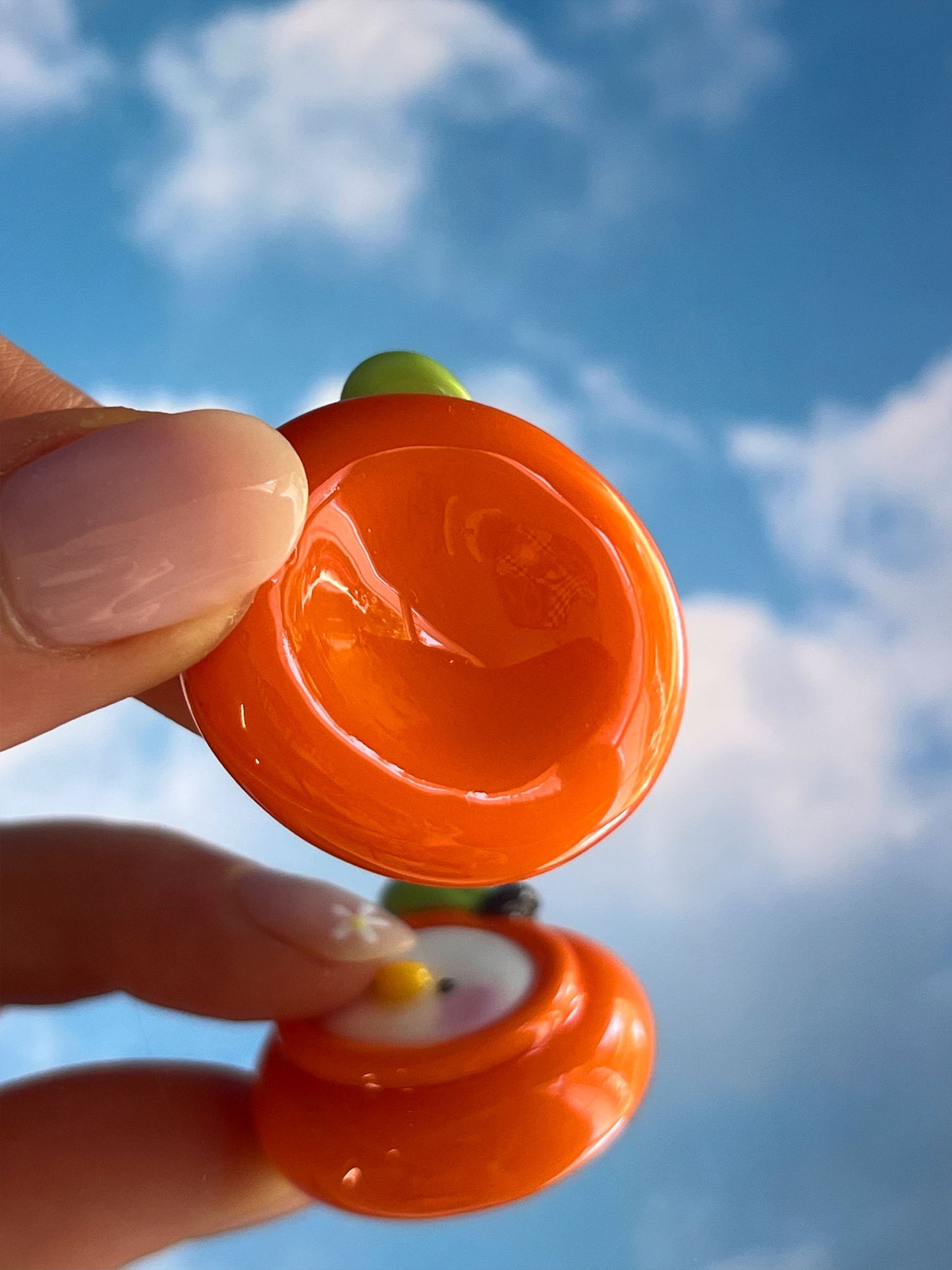 silly fresh ducks 🍊 worry stone