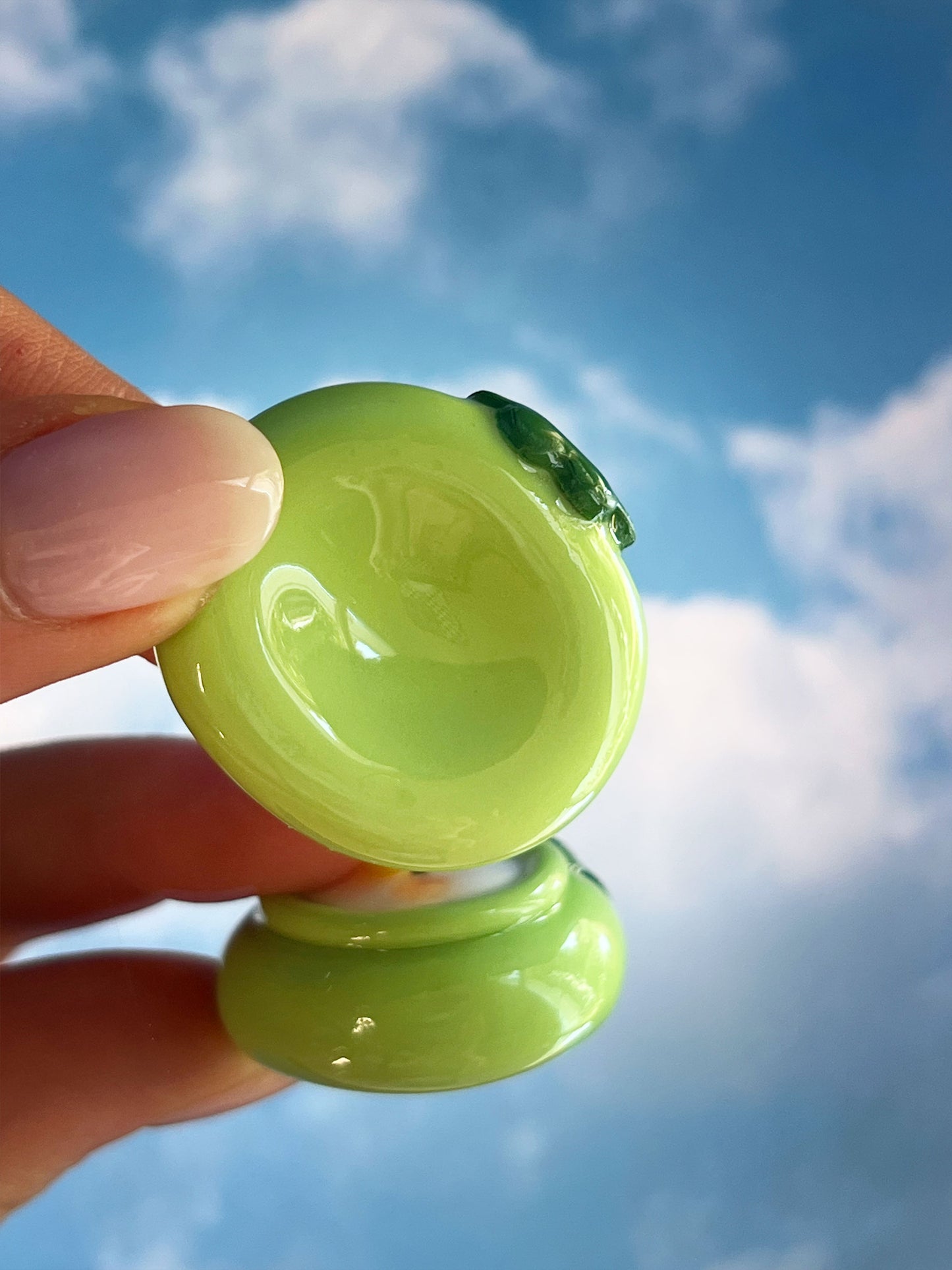 silly fresh ducks 🍊 worry stone
