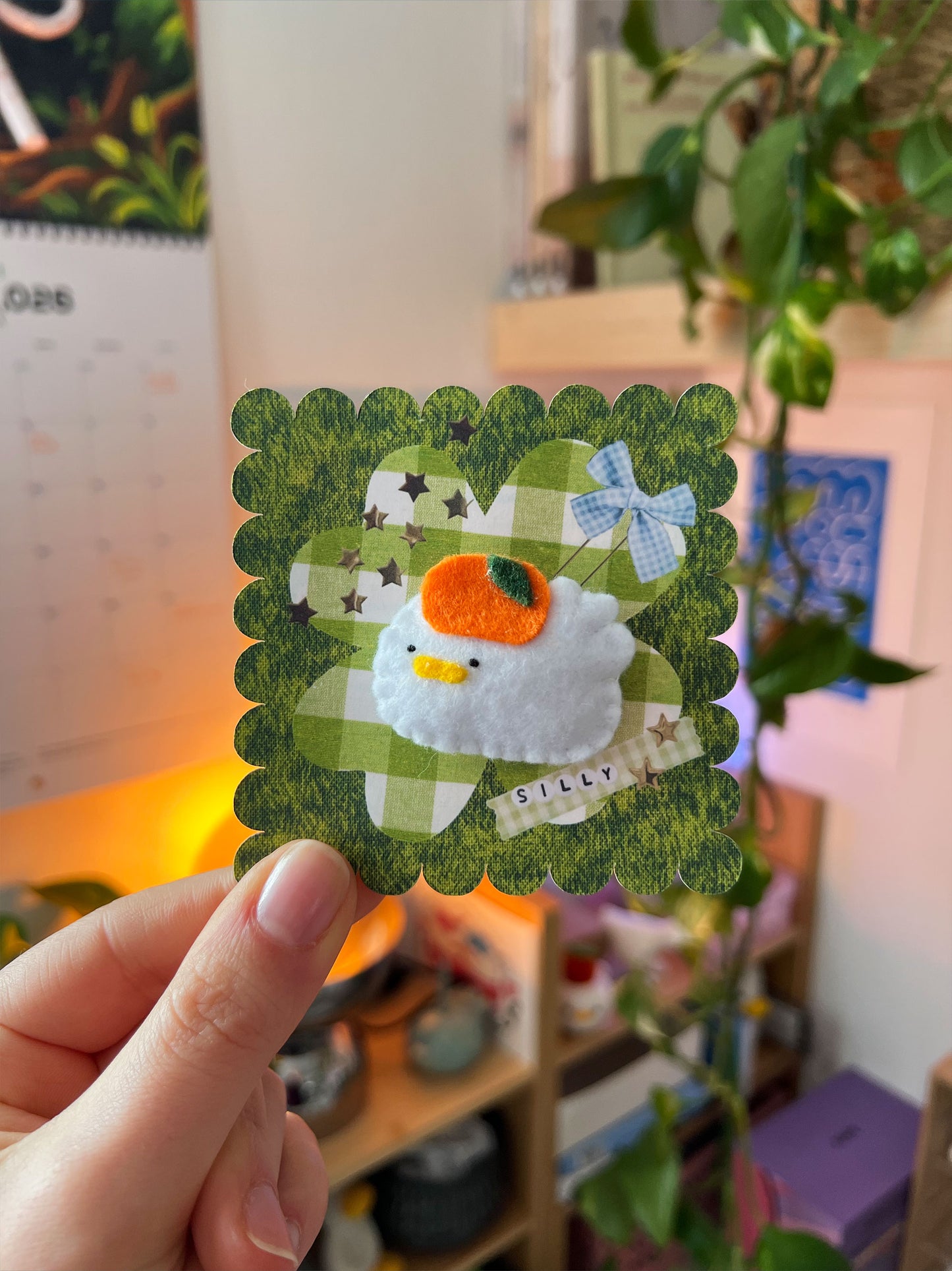 tangerine duck 🍊 spilla