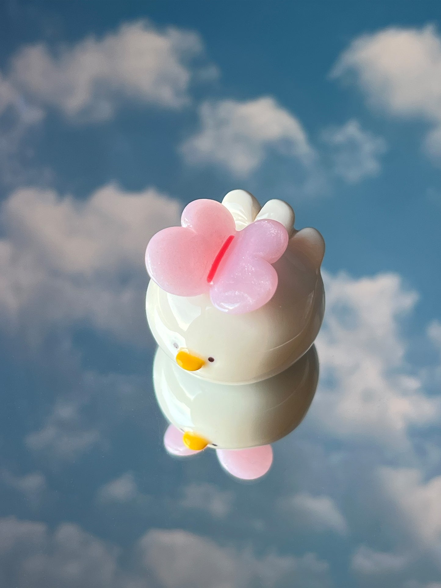 she was a fairy duck 🧚 desk friend