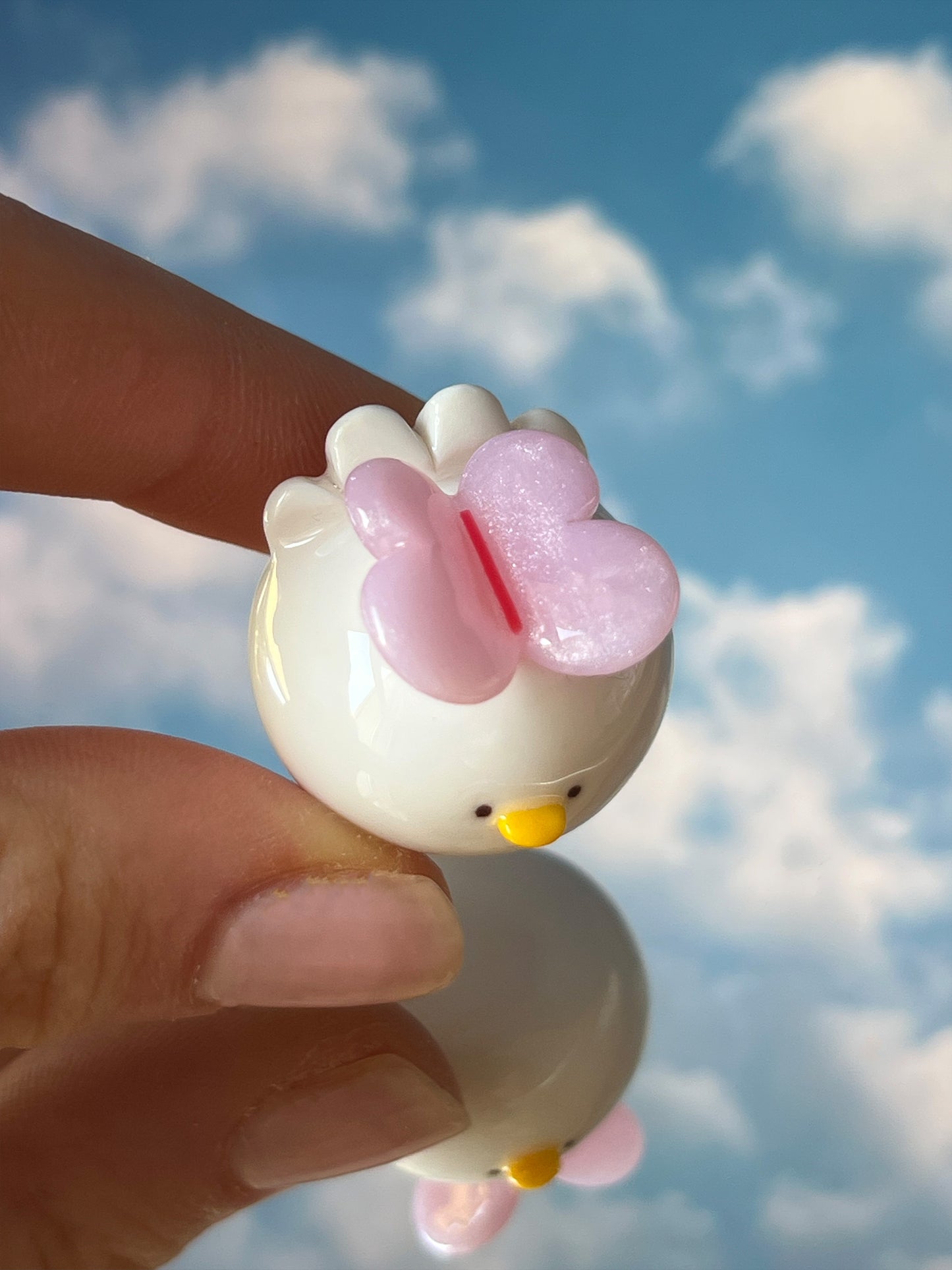 she was a fairy duck 🧚 desk friend