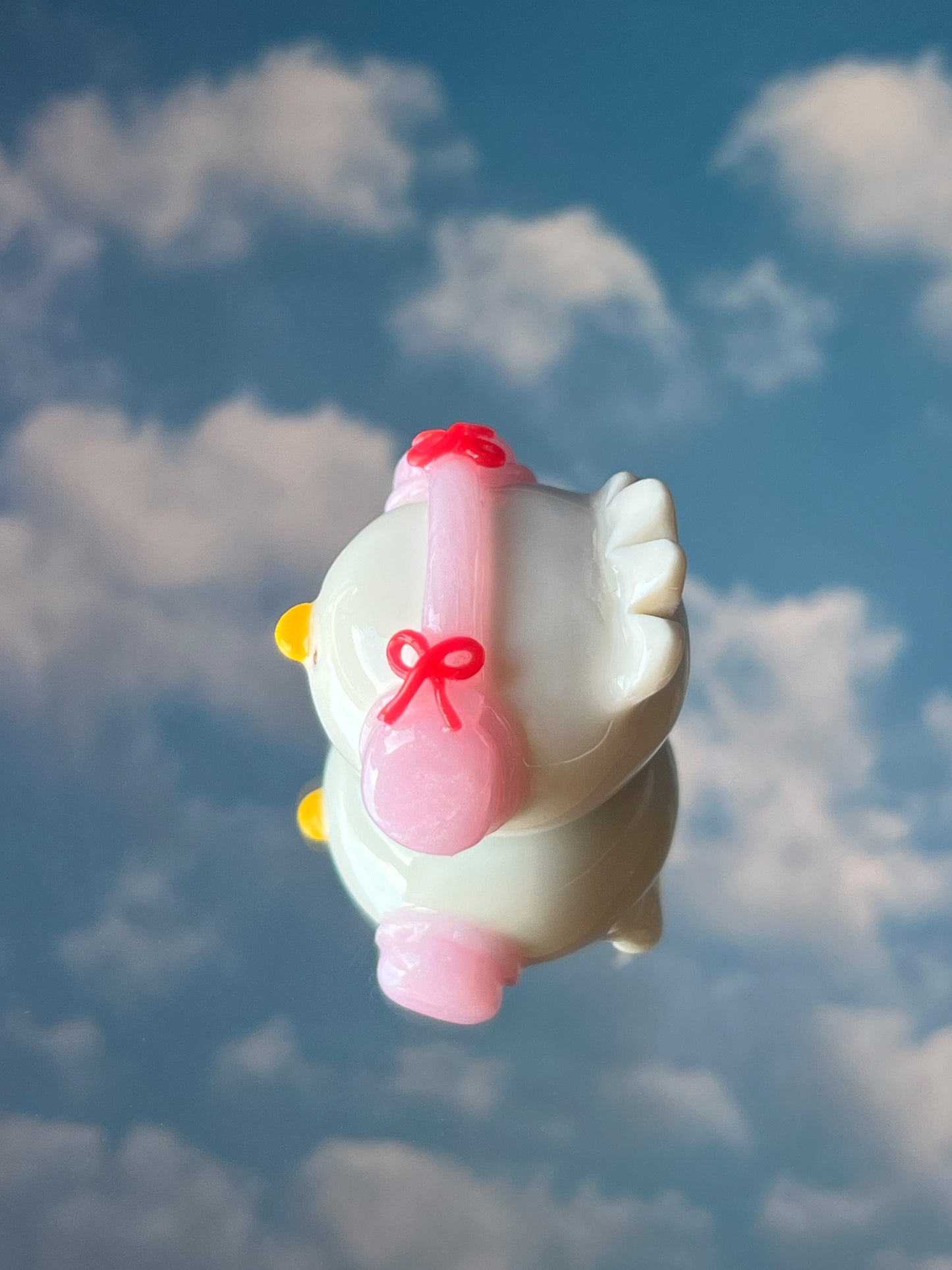 coquette headphones duck 🎧🎀 desk friend