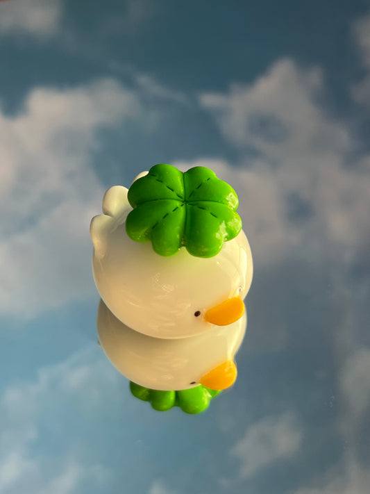 PREORDER - four-leaf clover duck desk friend 🍀