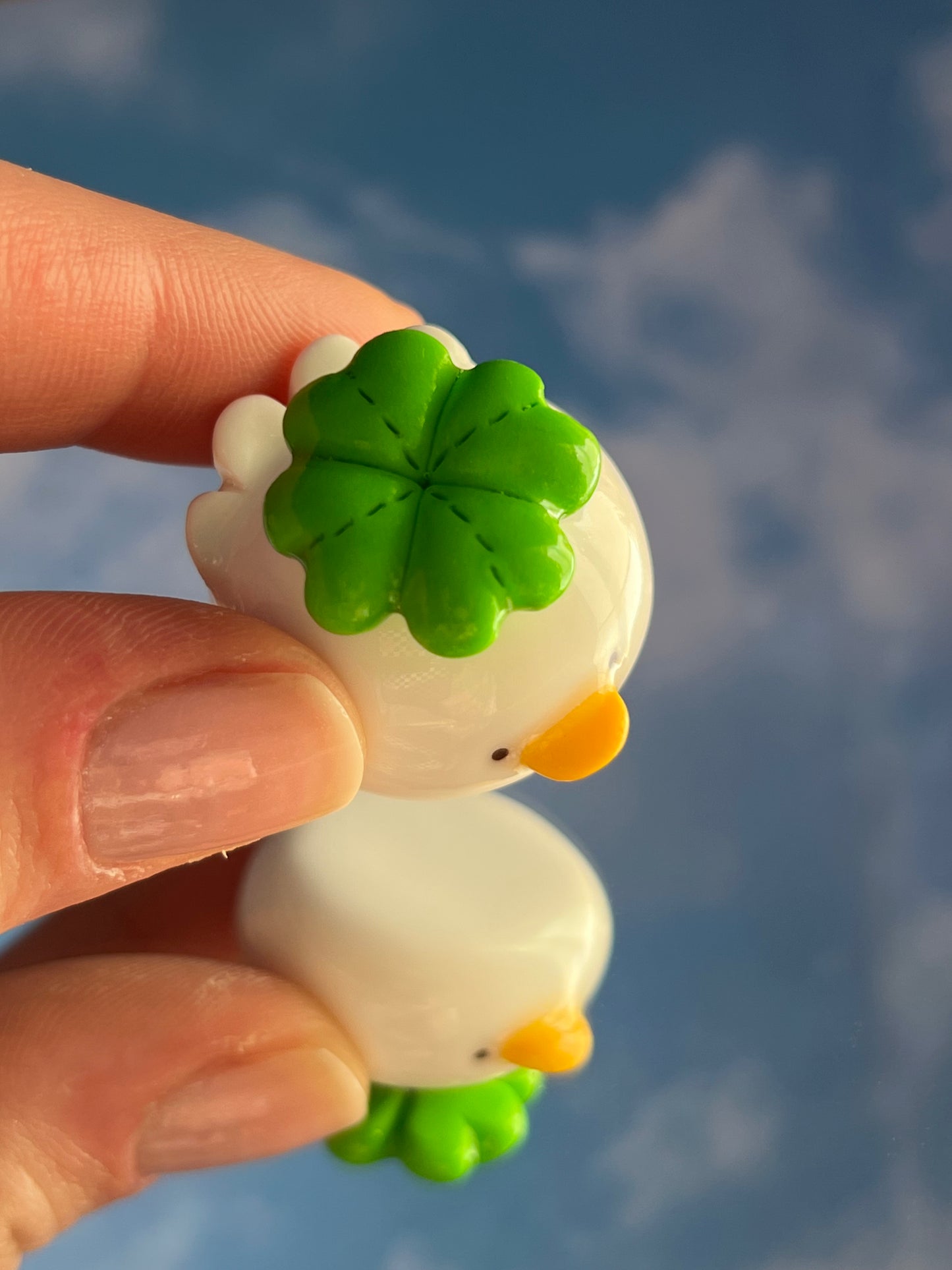 PREORDER - four-leaf clover duck desk friend 🍀