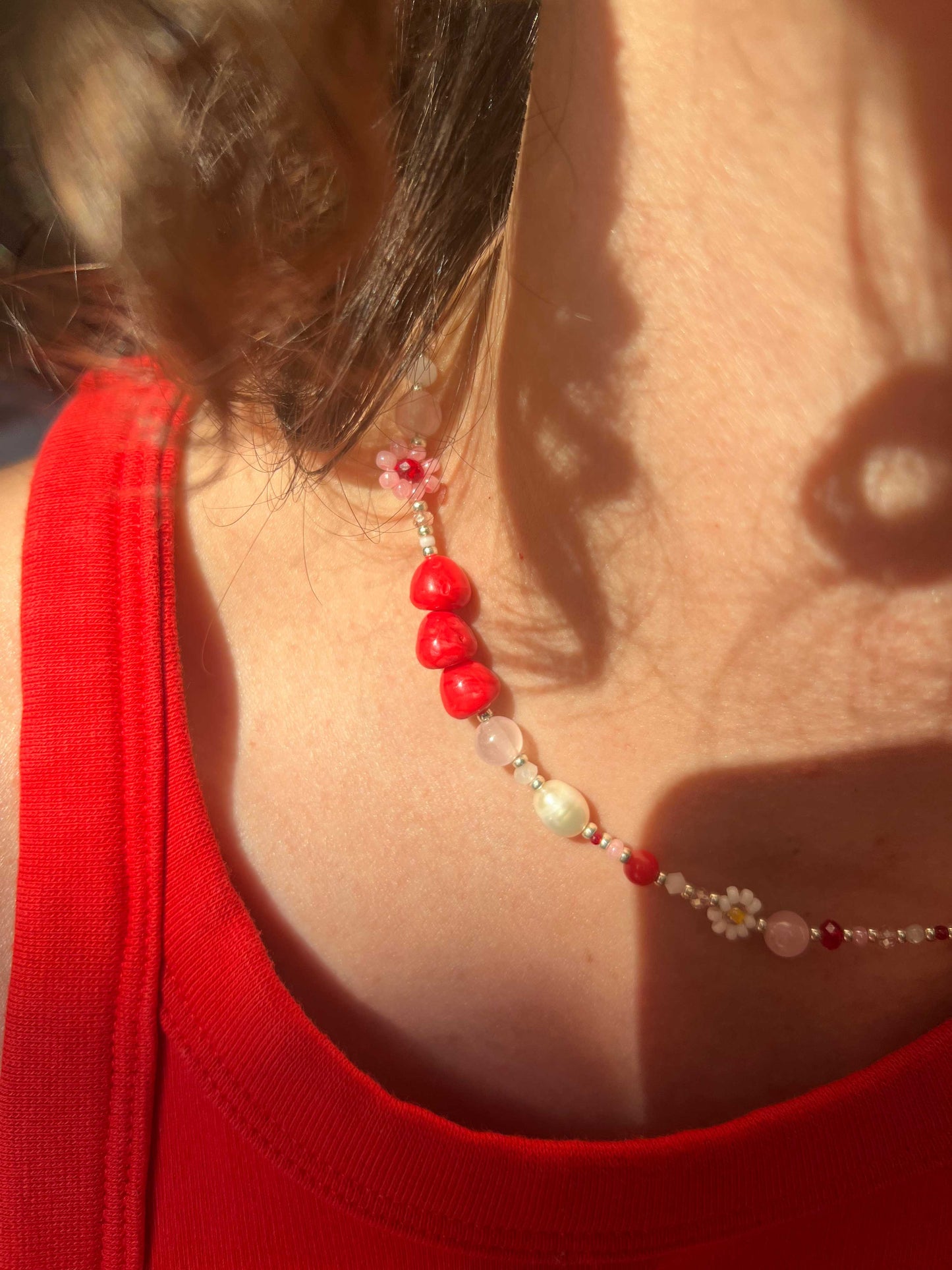 PREORDER - strawberry sweet treat 🍓 necklace