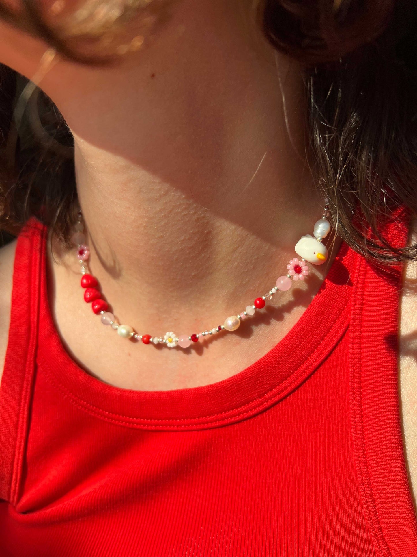 PREORDER - strawberry sweet treat 🍓 necklace