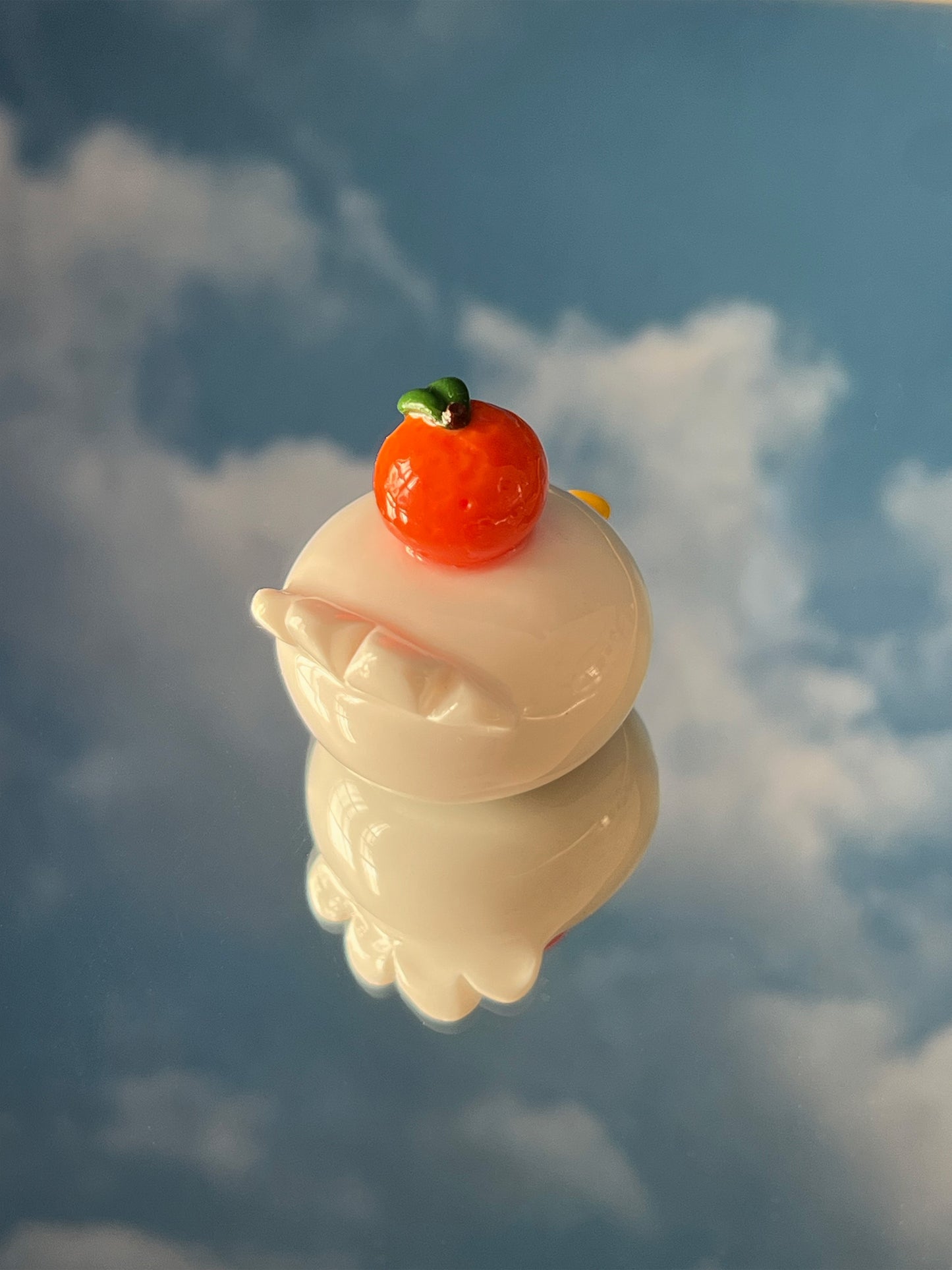 tangerine duck desk-friend 🍊