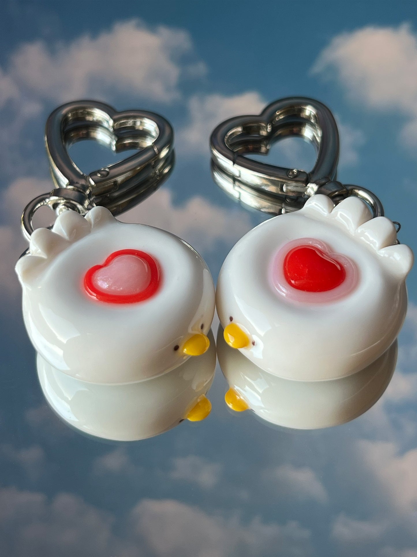together silly ducks 💞 2 magnet keychains